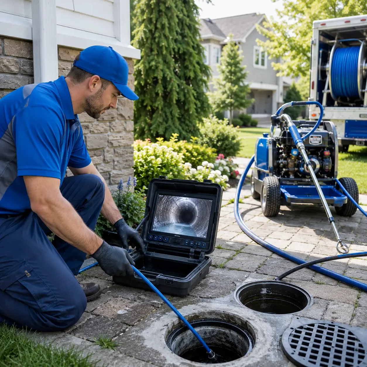 Outdoor drain cleaning professionals serving Kathleen, GA